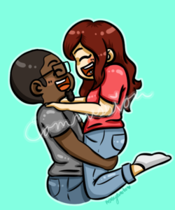 Chibi_Couple_pose_watermark